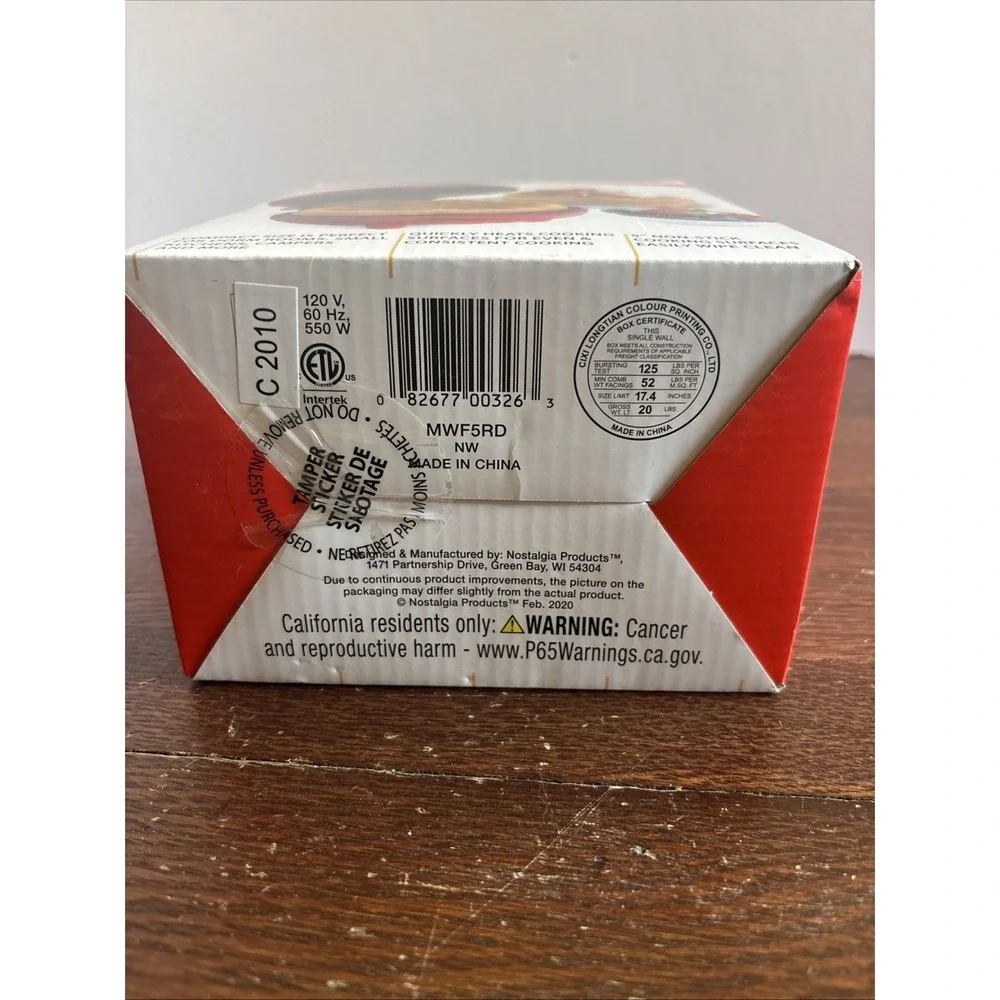Nostalgia mini waffle